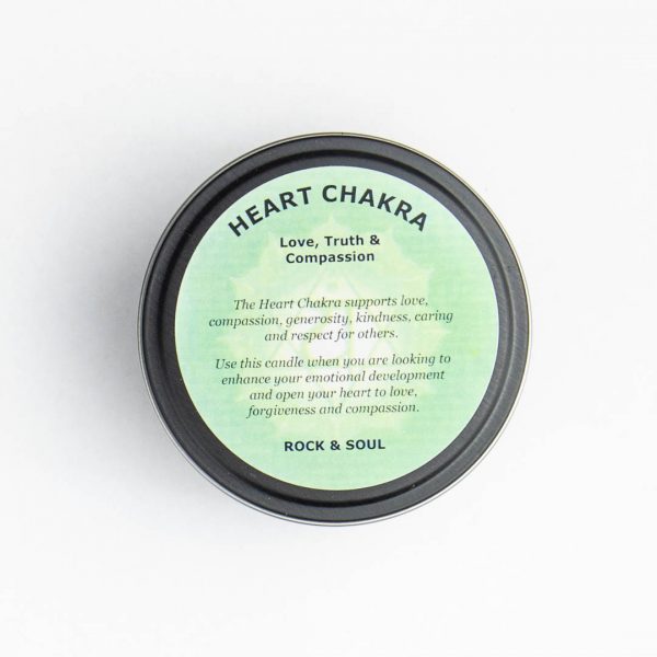 Heart Chakra Candle Closed - Haven Yoga and Meditation