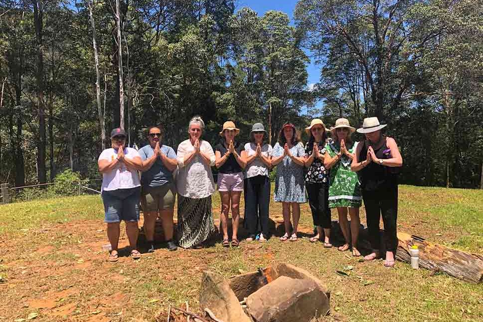 Mt Burrell Private Wellness Retreat 35 Wellness Retreat Group Photo - Haven Yoga and Meditation MT Burrell Private Wellness Retreat