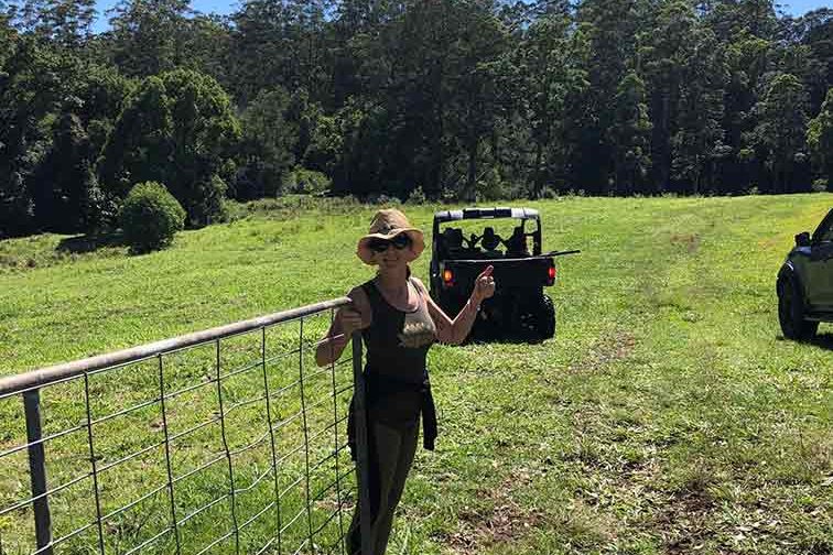 Mt Burrell Private Wellness Retreat 40 Woman in the Open Field - Haven Yoga and Meditation MT Burrell Private Wellness Retreat
