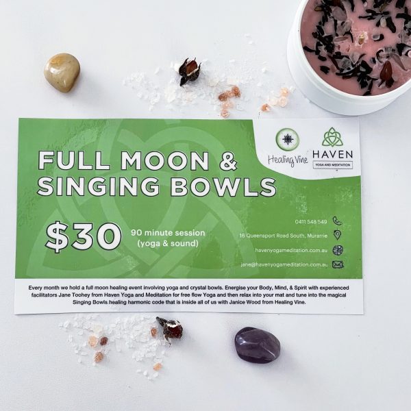 Full or New Moon and Singing Bowls