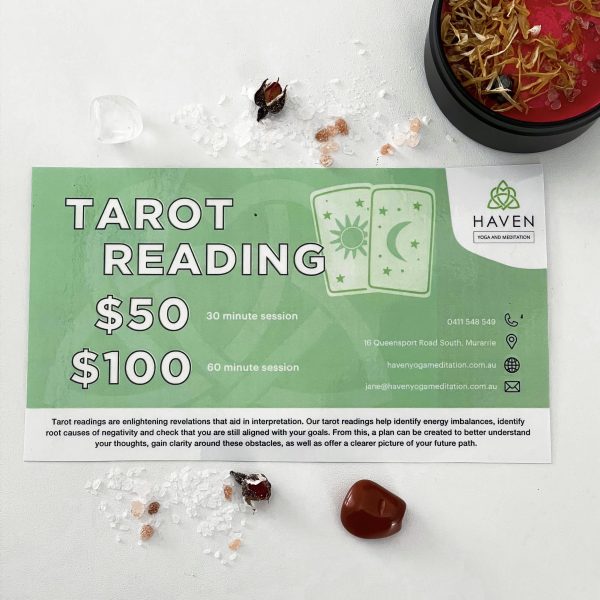 Tarot Reading voucher - Haven Yoga and Meditation